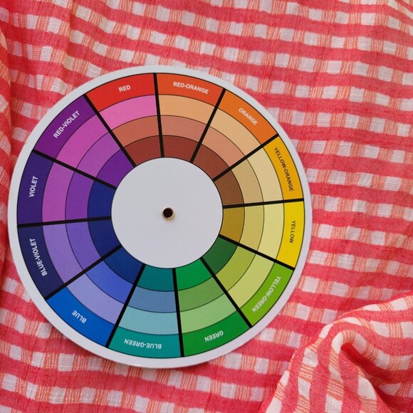 Ruby Rd Women Top 1X Plus Tunic Red Gingham Check Semi Sheer Pintuck PLA27E - Picture 9 of 9